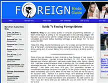 Tablet Screenshot of foreignbrideguide.com